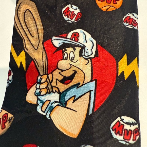 Vintage Hanna Barbera Fred Flinstone Sports Necktie - Picture 5 of 6